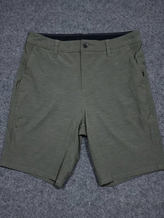 Vuori Other - Vuori Shorts Mens 30 Green Performance Golf Stretch Zip Pocket Lightweight